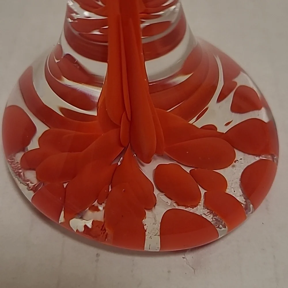 Beautiful Art Glass Ring Holder